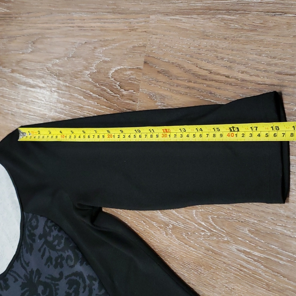 (L) Papillon Vancouver Los Angeles Paisley Slim Fit Dress Comfy Business Office - Picture 6 of 10